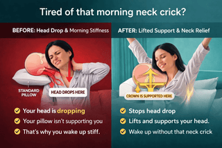Is your pillow "ghosting" you at 3 AM? (Let’s talk about Head Sink) - Sanctuary Sleep Co-Crown Lift System
