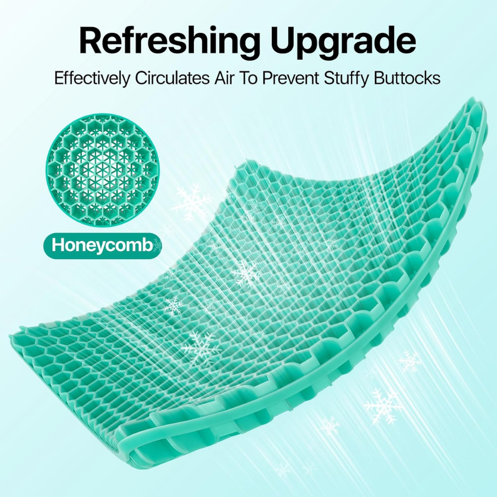 The Sanctuary Seat Cushion TPE gel cushion in teal