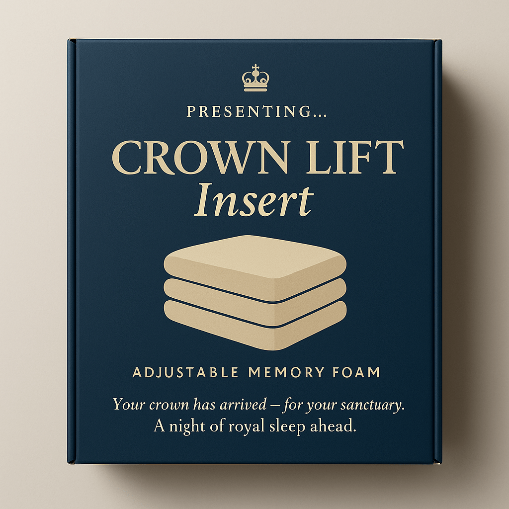 Crown Lift ™ Pillow Insert System - Sanctuary Sleep Pillow card