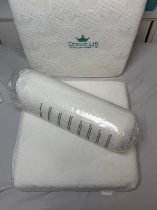 Sanctuary Sleep Co Crown Lift® Build Your Kit pillow insert with free bonus core, showcasing plush white pillow insert on a neutral background.
