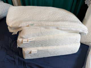 Sanctuary Sleep Co Crown Lift® Build Your Kit pillow insert with free bonus core, showing a soft, plush pillow insert on a bed.