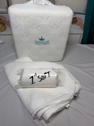 Sanctuary Sleep Co Crown Lift® Build Your Kit pillow insert with free bonus core, plush and supportive for comfortable sleeping.