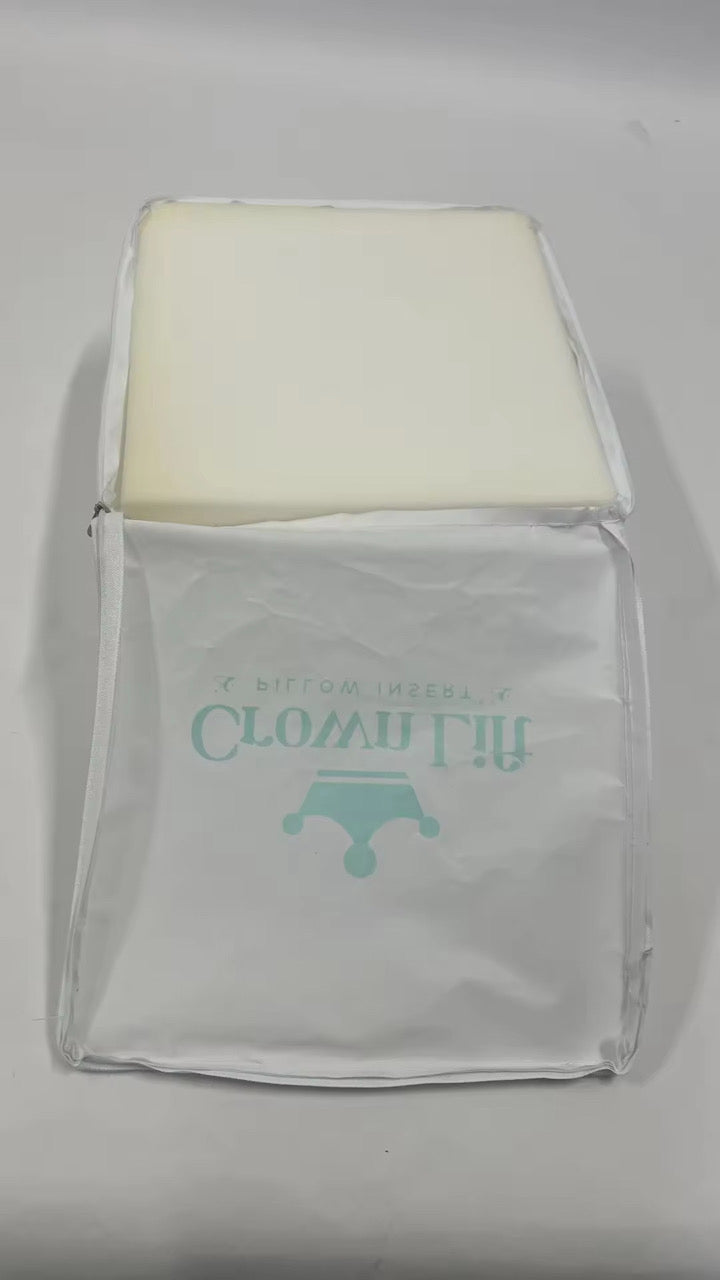 White crown lift in a white storage bag with ' branding on a gray background