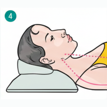 proper angle for sleep with crown lift insert