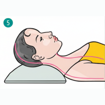 proper head angle for sleep