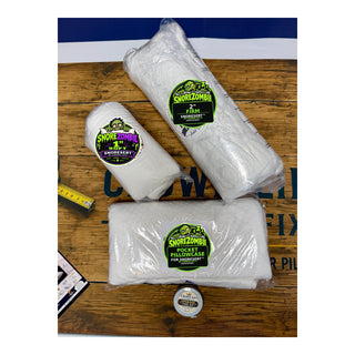 snorezombie by crown lift set as shown. Comes with the pocket pillowcase, the 1" soft and the 2" firm...