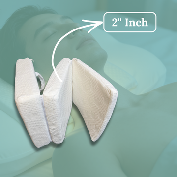 two inch crown lift insert provides soft support for head and neck in pillows. restores support to any pillow. adjustable pillow support two inches height for pillow
